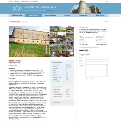 Luxury Spanish properties - Lorenzo de Santamaria