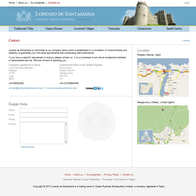 Luxury Spanish properties - Lorenzo de Santamaria